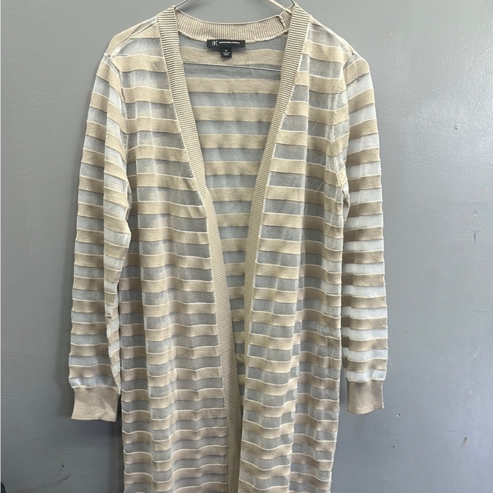INC International Concepts Striped Sweater size M  1
